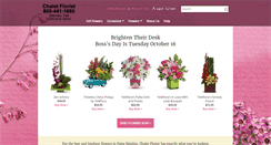 Desktop Screenshot of chaletflorist.com